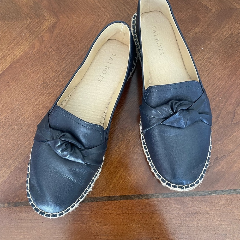 Talbots Izzy Knot Espadrille Flats